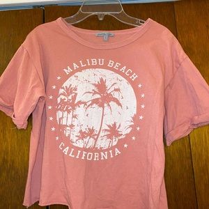 Women’s Charlotte Russe Cropped Graphic Tee